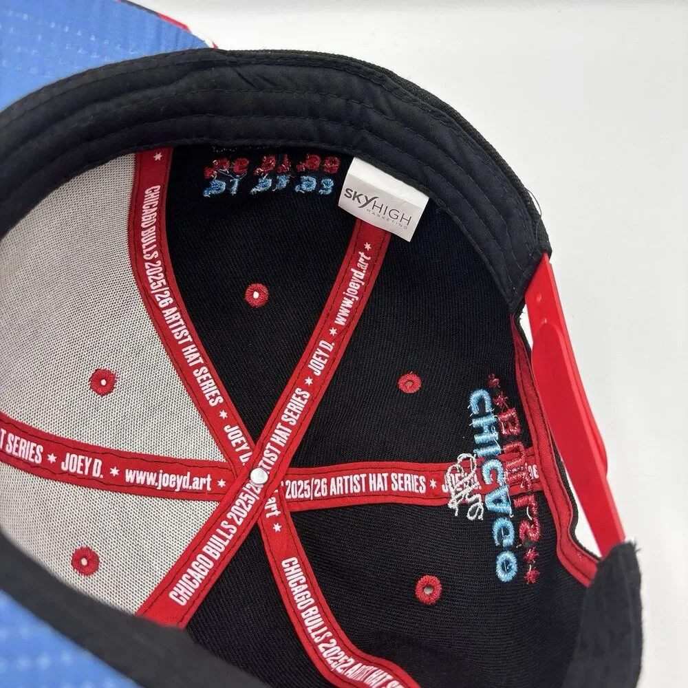 Chicago Bulls NBA Artist Series Snapback Hat 2/24/26 SGA Graffiti Artist Joey D